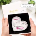 Beecreative Personalised Mummy Gift - Day You Became My Mummy Gift from Daughter Son Baby, Mothers Day Birthday Gifts for Mum Mummy From Child, Love You Mummy, With Grey Bag