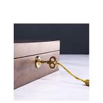 HHMRTYDG Makeup case Organizer Large Wooden Jewelry Box Velvet Necklace Earrings Watch Storage Box Jewelry Storage Box
