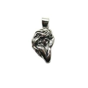 Genuine sterling silver pendant solid hallmarked 925 Sleeping beauty PE001382