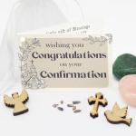 Confirmation Gift Bag of Love and Blessings - Gemstones Keepsake with Mini Card