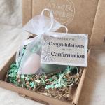 Confirmation Gift Bag of Love and Blessings - Gemstones Keepsake with Mini Card