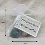 Confirmation Gift Bag of Love and Blessings - Gemstones Keepsake with Mini Card