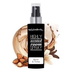 MYRRH & TONKA Handmade Highly Scented Room Spray Mist Air Freshener for Home