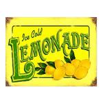 Lemonade Sign Metal Plaque For Kitchen Home Bar Pub Man Cave Shed Garden Food Sign Home Decor Ref0062 (10X8 inches (Approx)25cmx20cm)