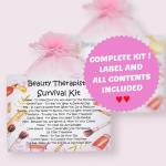 Beauty Therapist's Survival Kit ~ Fun Novelty Gift & Greetings Card Alternative | Birthday Present | Thank You | Beauty Therapist Gift | Personalised Keepsake