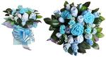 Beautiful Baby Clothes Bouquet for a Boy (3-6, Blue)