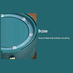 HHMRTYDG Makeup Storage Box Rotating Jewelry Organizer Earring Holders with 5-Layer Jewelry Box 2 Drawers Dust-Proof Cover Jewelry Box(A)