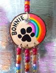Personalised Pet Memorial Sun Catcher – Hand-Painted Rainbow Bridge Tribute – Pet Loss Sympathy Gift for Dog or Cat – In Memory Keepsake