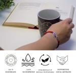 Storela Handmade Silver Plated Infinity Bracelets for Womens and Mens, in our infinity, love and rope bracelet collection.100% waterproof & adjustable- Festival Accessories (red, Infinity Bracelets)