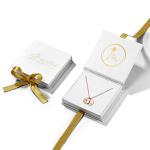TMT Personalised necklace for women | Initial necklace with date engraved (Silver, Gold, Rose Gold) | Customised pendant Ideal personalised birthday gift for Mother Daughter Grandmother Sister Auntie