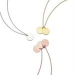 TMT Personalised necklace for women | Initial necklace with date engraved (Silver, Gold, Rose Gold) | Customised pendant Ideal personalised birthday gift for Mother Daughter Grandmother Sister Auntie