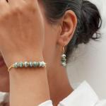 Gempires Purple Tanzanite Dangle Drop Earrings for Women Gemstone December Birthstone Handmade Crystal Jewelry Hypoallergenic Gold Plated Hooks Gift For Her