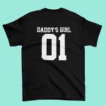 Daddy Daddy's Girl Father Daughter Mens Parent Child Kids Matching T-Shirt Dad Girl