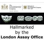 925 Sterling Silver Solid Cuff Bracelet Hand Hammered - Gift Boxed - Lesley H Phillips