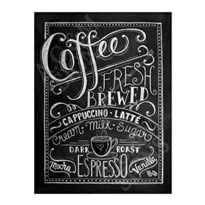 Coffee Kitchen Sign Metal Plaque For Kitchen Home Bar Pub Man Cave Shed Garden Food Sign Home Decor Ref2807 (8x6 inches (Approx) 20cmx15cm)
