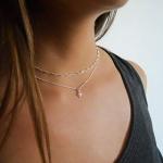 Annika Bella Star Necklace, Tiny Cubic Zirconia North-Star Pendant, 925 Sterling Silver Chain, Celestial Necklaces, Womens Jewelry, Gift for Her (Silver)