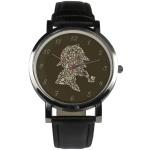 Sherlock Holmes custom wristwatch design - Perfect for gifts (Brown)