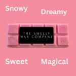 The Smelly Wax Company Snow Angel Wax Melt Snap Bar | Bubblegum & Candyfloss Scent | Handmade Vegan Wax Clamshell | Strong Scented Home Fragrance Bar