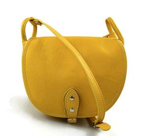 Ladies handbag leather bag clutch hobo bag shoulder bag yellow crossbody bag made in Italy leather crossbody genuine leather