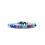 Surfer Beach Bracelet Men & Women - Braided Boho Summer Bracelets - Handmade Festival Jewellery - 100% Waterproof & Adjustable - Friendship Gift - Ethnic Hippie Style - R U (Turquoise)