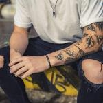 Made by Nami Adjustable Wrap Surfer Bracelet Women & Men - Thin String Bracelet with Snap Hook - Nautical Maritime Beach Jewelry - Handmade & Waterproof - Birthday Gift for Him - U (All Black)