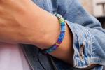 Surfer Beach Bracelet Men & Women - Braided Boho Summer Bracelets - Handmade Festival Jewellery - 100% Waterproof & Adjustable - Friendship Gift - Ethnic Hippie Style - R U (Turquoise)