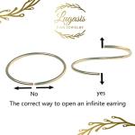 Gold Nose Ring - Tiny Thin 20 Gauge 7mm Nose Hoop - Small 14k Gold Filled Nose Piercing Jewelry For Women - Handmade Nose Rings Hoops - Gift Ready