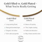 Gold Nose Ring - Tiny Thin 20 Gauge 7mm Nose Hoop - Small 14k Gold Filled Nose Piercing Jewelry For Women - Handmade Nose Rings Hoops - Gift Ready