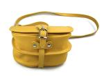 Ladies handbag leather bag clutch hobo bag shoulder bag yellow crossbody bag made in Italy leather crossbody genuine leather