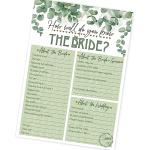 How Well Do You Know The Bride | Hen Party Game | Hen Night Accessories