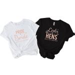 Lesbian Hen T Shirts LGBT Rose Gold Pride Bride Lesbihens Party Personalised Hen Do T-shirts