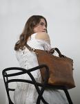 Handmade Womens Leather Handbag Shoulder bag top-handle tote bag shopping bag for ladies (matching wallet available)
