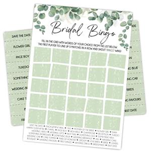 Hen Party Bingo - Party Game - 20 Players - Eucalyptus