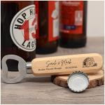 Beecreative Personalised Home Sweet Home Gifts, New Home House Warming Gifts, Personalised Moving In Gift, New Home Present, First Home Gifts, Wooden Bottle Opener