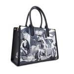 Arte Lisanti Hand-Painted Leather Bag – GUERNICA BY PICASSO – Handbag, Crossbody, Women’s Bag, Gift Idea, Italian Craftsmanship, Made in Italy, Genuine Leather, Tote Bag, Elegant Carefully crafted