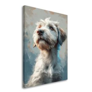Irish Wolfhound Painted Illustration Art Print – Canine Portrait, Dog Lover Gift, Home Decor, Animal Art, Hound Collectible