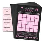 Hen Party Bingo - Black and Pink - 20 PLAYER