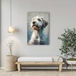 Irish Wolfhound Painted Illustration Art Print – Canine Portrait, Dog Lover Gift, Home Decor, Animal Art, Hound Collectible
