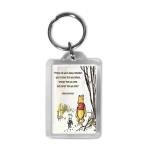 Promise Me Quote Keyring – Handmade Double-Sided Acrylic Gift, Vintage 4x6cm Keepsake of Love & Loyalty, UK Made, Gift Ready
