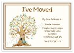 10 Printed Personalised change of address,new home, moving house cards with envelopes J561