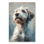 Irish Wolfhound Painted Illustration Art Print – Canine Portrait, Dog Lover Gift, Home Decor, Animal Art, Hound Collectible