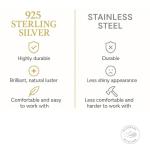 Silver Double Hoop Nose Ring - Thin Tiny 20 Gauge 7mm Spiral Double Nose Hoop - Handmade 925 Sterling Silver Spiral Nose Piercing Jewellery For Women - Gift Ready