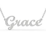 925 Sterling Silver Personalised Name Necklace – Custom Jewellery Gift for Women with Gift Box (Choose Name, Font & Finish in Silver, Gold, or Rose Gold)