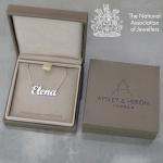 925 Sterling Silver Personalised Name Necklace – Custom Jewellery Gift for Women with Gift Box (Choose Name, Font & Finish in Silver, Gold, or Rose Gold)