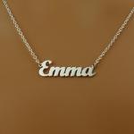 925 Sterling Silver Personalised Name Necklace – Custom Jewellery Gift for Women with Gift Box (Choose Name, Font & Finish in Silver, Gold, or Rose Gold)