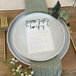 I Spy Camera Selfie Game - 10 Pack - Wedding Cards - Eucalyptus Greenery