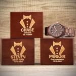 Personalised Walnut Wood Wooden Watch, Groomsmen Gift, Gift for Father, Mens Watch, Watch for Hushand
