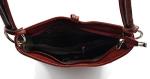 Luxury Women's Leather Handbag - Red Shoulder Bag - Italian Made - Elegant and Stylish Women's Purse