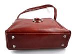 Luxury Women's Leather Handbag - Red Shoulder Bag - Italian Made - Elegant and Stylish Women's Purse