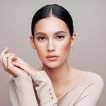 Weviway S925 Sterling Silver Teardrop Pull-Through Earrings, Dangle Drop Design, Handmade Women's Threader Jewellery